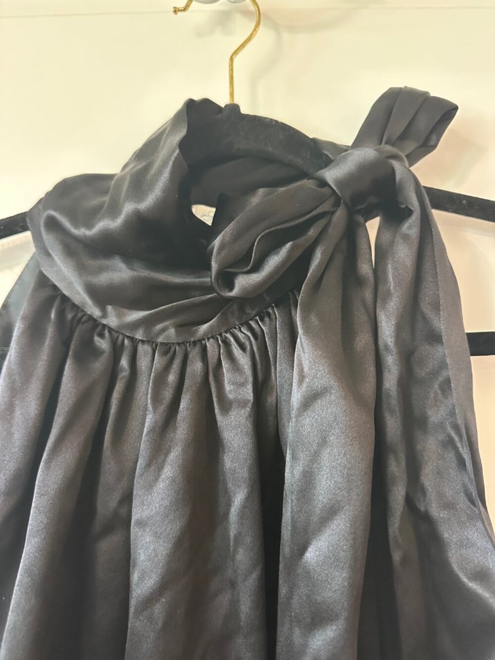 Shoshanna Black Silk Halter Dress Women's Size 12